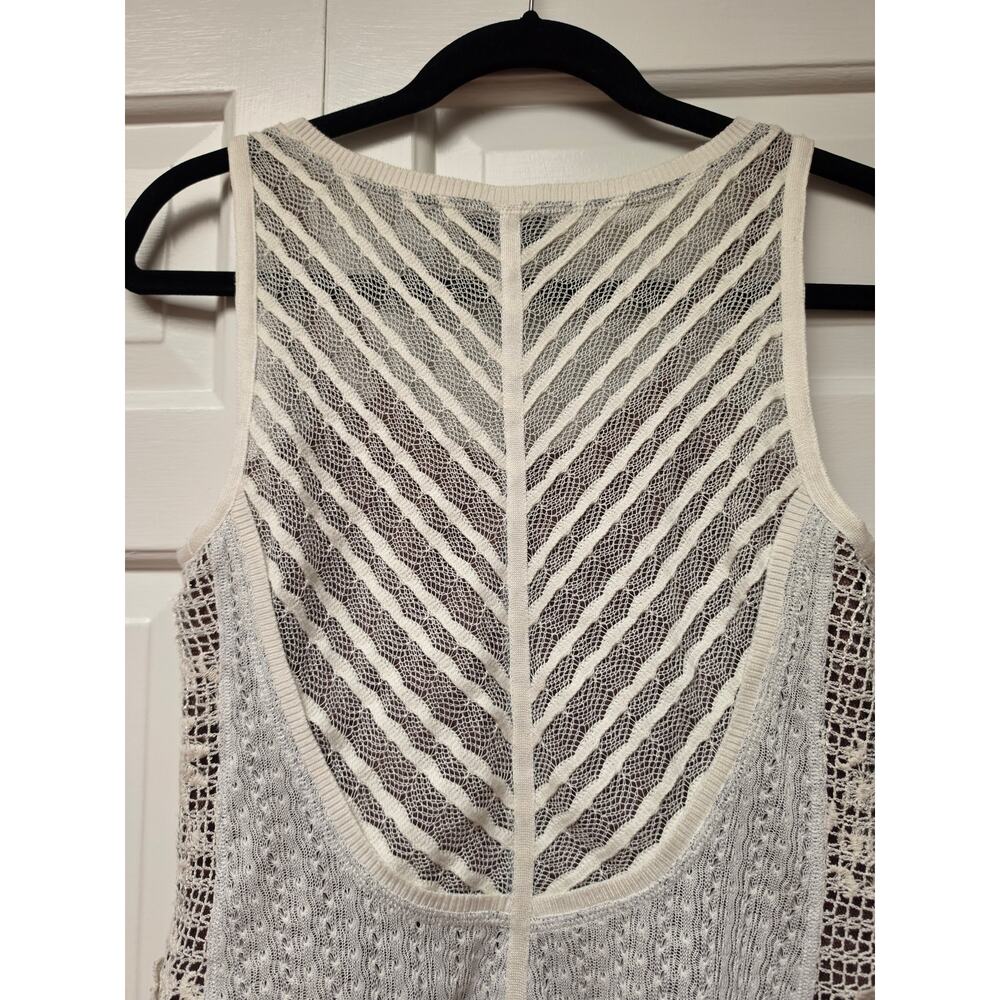 Byron Lars Beauty Mark Mixed Media Tank Top 0 - Picture 9 of 9